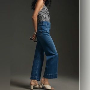 Colette Denim Crop | Maeve by Anthropologie